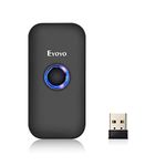 Eyoyo Mini 1D Bluetooth Barcode Scanner, 3-in-1 Bluetooth & USB Wired & 2.4G Wireless Barcode Reader Portable Bar Code Scanning Work with Windows, Android, iOS, Tablets or Computers