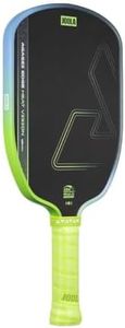 JOOLA Agassi Heat Vision 16mm Pickleball Paddle - New Shape w/Extended Sweet Spot - Textured Carbon Fiber Surface for Spin - SK Film for Less Vibration - USAP Approved - NFC Chip Enabled