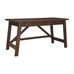 Ashley Furniture Signature Design - Baldridge Large Leg Home Office desk - Rustic - Brown