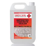 Swiss Seal Imprinted Concrete Sealer GLOSS FINISH + ANTI-SLIP | Driveway And Patio Sealant | Sealant For Outdoor Concrete Floor | Wet Look | Seal And Protect Your Drive | Made In The UK (3 x 5 Litre)