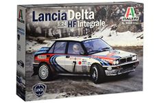 ITALERI 3658S - 1:24 Lancia HF Integral, Model Making, Kit, Standing Model Making, Crafts, Hobby, Gluing, Plastic Kit, Detailed
