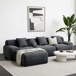 LIKIMIO 118" Modern L-Shaped Modula