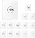 14 Pack Adhesive Wall Hooks, Wall Hangers Without Nails, No Damage Picture Hooks Waterproof and Rustproof to use Inside Kitchen, Bathroom, Home and Office