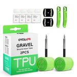 CYCLAMI 2PCS TPU Gravel Inner Tube 700C x 32"-47" Gravel & 29" MTB Bike Compatible with 700 x 32C-47C Road Bike 29'' Mountain Bike,FV 45mm(Include 2 Tyre levers)