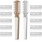 2 Pieces Hair Cutter Comb Double Si