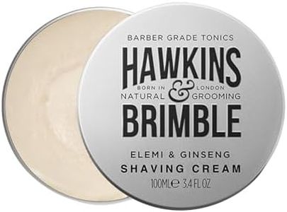 Hawkins & Brimble - Shaving Cream for Men, 100g - Luxurious Shaving Cream for Sensitive Skin and Nourishing - Smooth Finish Shave for Men without Animal Testing - Signature Elemi & Ginseng Fragrance