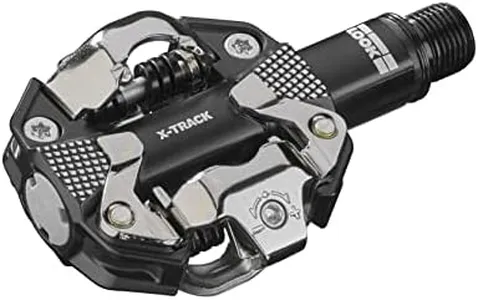 LOOK Cycle - X-Track MTB Bike Pedals - Standard SPD Mechanism Compatible - Clipless Pedal - Aluminium Body - Double-Sealed Chromoly+ Axle - Robust and Fluid Bike Pedals