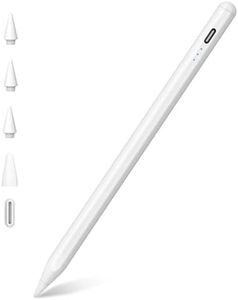 Stylus Pen for iPad (2024-2018), iPad Stylus Pencil with Palm Rejection, Compatible with Apple iPad Air 11"/13"(M2)/5/4/3 Gen, iPad Pro 11"/13"(M4)/11/12.9 inch, iPad/10/9/8/7/6 Gen, iPad Mini 5/6