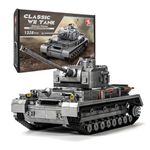 XIYI DAHONPA Panzer-Ⅳ Tank Army Building Block(1328 PCS),WW2 Military Historical Collection Model with Soldier Figures,Toys Gifts for Kid and Adult.