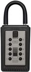 Kidde 001166 3-Key Portable Push Button Key Safe, Titanium