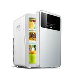 NLGBBNT Mini Portable Personal Fridge, Car Refrigerator with 12V, Mini Fridge Freezer, Cooler and Warmer, Compressor Coolbox for Camping, Road Trip, Picnic