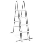 Intex 28077E Heavy Duty Deluxe Pool Ladder with Removable Steps for 52 Inch Depth above Ground Pools