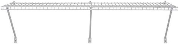 ClosetMaid 1074 Heavy-Duty Wire Shelf Kit, 4-Feet X 16-Inch, White