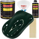 Restoration Shop - British Racing Green Acrylic Enamel Auto Paint - Complete Gallon Paint Kit - Professional Single Stage High Gloss Automotive, Car, Truck, Equipment Coating, 8:1 Mix Ratio, 2.8 VOC