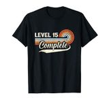 15th Wedding Anniversary 15 Year Him & Her Level 15 Complete T-Shirt