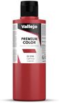 Vallejo Premium Waterbased Acrylic Polyethylene Airbrush Colour, Carmine, 200 ml