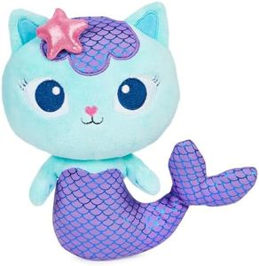 Gabby's Dollhouse Mercat Purr-ific Plush Toy, Multicolour, 8 inches