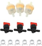 Fuel Gas Shut Off Valves Filters Clamps Garden Brush Cutter Lawnmower Accessory