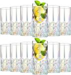 Uiifan 12 Pcs Tall Highball Glasses