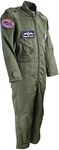 Kombat UK Kid's Flight Suit, Olive Green, 5-6 Years (Chest:76cm)