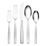 Oneida B1075020A Ensley 20-Piece Flatware Set, Stainless Steel, Stainless