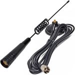 HYS 27MHz Magnetic Mount Aerial CB Antenna Compatible with Cobra, Midland, Uniden, Maxon Portable Handheld CB Radio, Mobile Radio, Scanner (PL259)