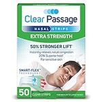 Clear Passage Nasal Strips, Clear E