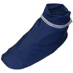 Sun Smarties Pair of Unisex UPF 50+ Non-Skid Sand and Water Socks Small Navy Blue Ocean