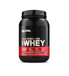 Optimum Nutrition Gold Standard Whey Protein, Muscle Building Powder with Naturally Occurring Glutamine and Amino Acids, Double Rich Chocolate, 29 Servings, 899 g, Packaging May Vary