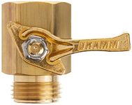 Dramm 12353 Heavy-Duty Brass Shut-Off Valve