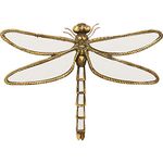 Kare Design Wall Decoration Dragonfly Mirror, Gold, Wall Art, Handmade, Wall Accessoires for Living Room, Childrens Room, Floor, Dining Room, 27x35x4 cm (H/W/D)