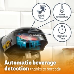 Tassimo Bosch Pod Coffee Machine – Black Single Serve Brewer
