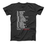 55 Burgers 55 Fries I Think You Should Leave Funny T-Shirt Sweatshirt Hoodie Tanktop for Men Women Kids Black