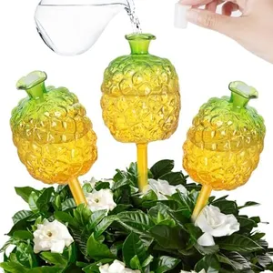 Plant Watering Globes,Self Watering Pots for Indoor Plants,Self Watering Planter Insert,Glass Plant Watering Devices,10 oz Slow Release Automatic Watering Spikes,Bonus Garden Shears