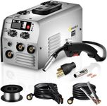 SSIMDER 140 Amp MIG Welder 110V Machine Stick/Flux Core MIG/Lift TIG 3 in 1 Welding Machine with IGBT Inverter and 1lb Welding Wire, for Metal DIY Projects/Home/Farm/Car