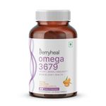 Berryheal Omega 3679 | Sea Buckthorn Oil Capsules | 30 Capsules - 500MG each | Starter Pack - 15-Day Supply | Whole-body Wellness | Helps to Boosts Immunity, Supports Heart, Joint & Skin Health