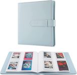 256 Pockets Mini Photo Album for Polaroid Pictures,Compatible with Fujifilm Instax Mini 12 11 9 8+ 8 7S 99 90 70 50S 40 26 25 Evo Instant Camera/Mini Link SP-1 Printer (Ice Blue)