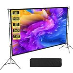 150-inch in-Room Projection Screen with Stand