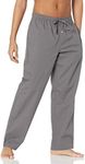 Amazon Essentials Men's Straight-Fit Woven Pajama Pant, Grey, XX-Large