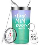 Fufendio Mimi Gifts for Grandma - Best Mimi Ever Gifts - Best Mimi Gifts for Christmas, Birthday, Mothers Day - Mimi Cup Tumbler 20oz