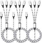 Multi Charging Cable, 5ft 3Pack Mul