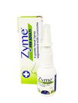 Stops Running Nose. Liquefies Nasal secretions - unclogs, moisturizes and Improves Airway Patency. Zyme 30 ml Saline Nasal Spray LYSOZYME Saline(2.45%) + Eucalyptus - Cold and Flu Treatment