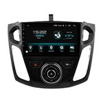 Autosion Android 11 4+64GB Car GPS Stereo Head Unit Navigation Radio WIFI for Ford Focus 2012 2013 2014 2015 2016 2017 Bluetooth Support Steeirng Wheel Control 4G Carplay Android Auto