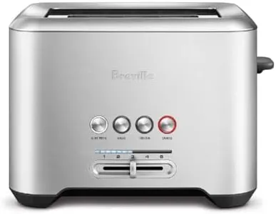 Breville the 'A Bit More' Toaster 2 Slice, BTA720XL, Brushed Stainless Steel