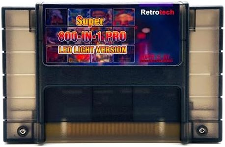 Retrotech Super 800 In 1 Multi Game Cartridge LED Version For Super Nintendo Game Console