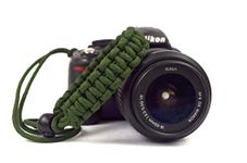 Paracraft Paracord Wrist | Camera Strap for Robust Hand Grip To Hold All DSLR Camera | Heavy gear | Binocular (Mgreen)