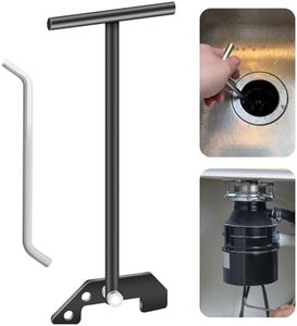 Garbage Disposer Unjamming Wrench, Unjamming Wrench Designed To Dislodge Jams or Clutter From Above The Sink, for All Waste King, Moen, InSinkErator Garbage Disposals - Unjamming Wrench Black