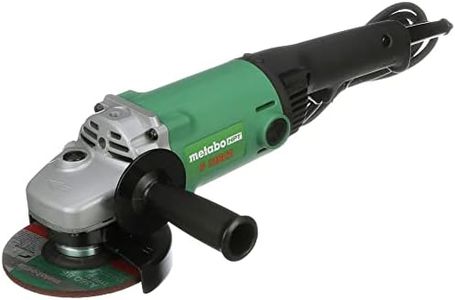 Metabo HPT Angle Grinder, 5-Inch, 11-Amp Dust-Resistant Motor, Trigger Lock-On, 10,000 RPM, Compact & Lightweight Design, 1-Year Warranty (G13SC2)