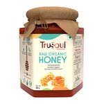 TruSoul by Baidyanath Raw Organic Honey | Sourced from Himalayas | 100% Raw & Natural | No Added Sugar | No Antibiotics | Non GMO | Unpasteurized (Pack of 1, 500 gms)