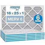 Aerostar 16x25x1 MERV 6 Pleated Air